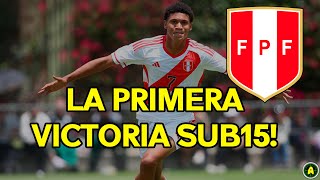 La PRIMERA VICTORIA de la SUB15 PERUANA!