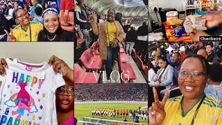 VLOGTOBER EP8 | #lifeinmy30s | Weekend vlog Bafana Bafana Drama, Grocery & Kids’ Haul + Neighbor Tea