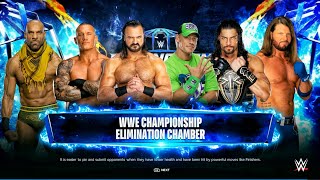 WWE Championship In Elimination Chamber Match | WWE 2k24