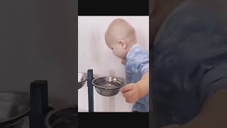 baby and dog funny video, #doglover #babies #shorts #funny #babyfunnyvideo