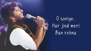 Arijit Singh: O Soniye | Titoo MBA | Vibha Saraf, Arjuna Harjai | India Lyrics Tube #lyrics