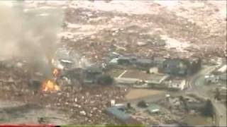 Japan Tsunami on 11th March 2011 - (Beethoven Symphony n. 7 -  II mov.)