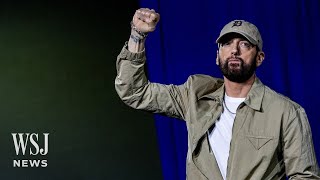 Watch: Eminem Amps up Detroit Rally, Voices Support for Kamala Harris | WSJ News