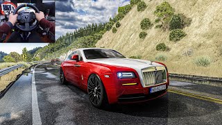 Assetto Corsa Rolls-Royce Wraith 2014 (4K MAX GRAPHICS) - Steering Wheel Gameplay