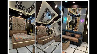 NO 1 Luxury bedroom design with ceiling design by Carpenter boy/contact 9627451602/8532040814