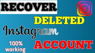 How To Recover Permanently Disabled Instagram Account || Blocked Account Recover kaise kare in hindi