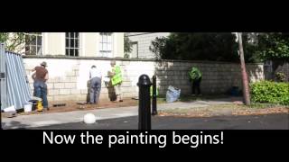 Friends of Pittville Paint a Wall