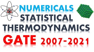 STATISTICAL THERMODYNAMICS MCQ GATE CHEISTRY | 2007 TO 2021 | GATE CHEMISTRY