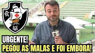 NÃO TEVE JEITO! VIERAM BUSCAR ELE! SAÍDA ENCAMINHADA! NOTÍCIAS DO VASCO