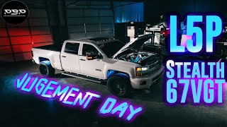 L5P STEALTH 67MMVGT STOCK INJECTORS 663HP DYNO!!