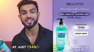 Get Rid Of Bad Smell with BELLAVITA Skai Aquatic Shower Gel!😍