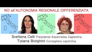 L'Italia non si taglia, replica degli interventi di Svetlana Celli e Tiziana Biolghini