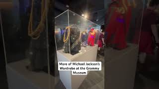 More of Michael Jackson’s wardrobe at the Grammy Museum #michaeljackson #michaeljacksonthekingofpop