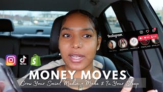 HOW I MAKE MONEY IN MY SLEEP + GREW MY SOCIAL MEDIA FAST | Alana R