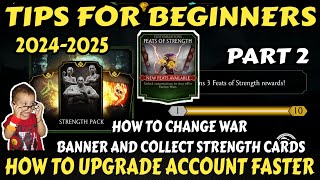 How To Upgrade Your Account | Very Fast And Easy Way P2 | Change War Banner | Mk Mobile