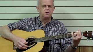 The easy way to play an A chord on guitar - Guitar Lessons for Senior Citizens