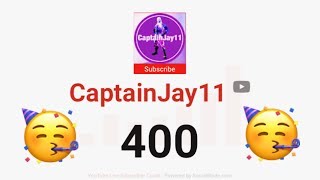 THANK YOU FOR 400 SUBSCRIBERS!!!!! 🥳