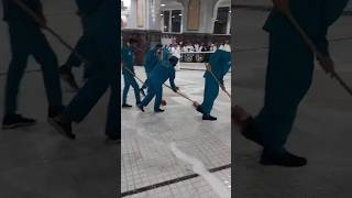 Masha Allah cleaning Safa Marwa #khanakaba #makkah #کردوکرم #ytshorts #shortvideo #subscribe #shorts