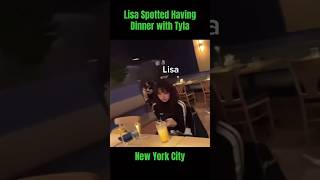 (LISA) Having Dinner with Tyla in NYC #lisa #tyla #fypシ゚