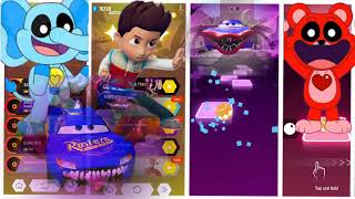 Poppy Playtime Chapter 3 vs Paw Patrol vs Blue McQueen   Tiles Hop