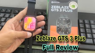 Zeblaze GTS 3 PLUS AMOLED SmartWatch Full Review 2024 || Tech With Babor ||