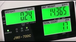 MSS-JWI Parts Counting Bench Scale: Tried & Tested