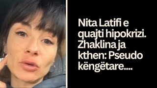 Zhaklin Lekatari nuk lë gjë pa i thënë Nita Latifit. "Pseudo këngëtare"... (video)