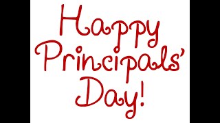 Happy Principals' Day!