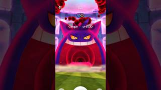 OMG! Almost caught a hundo Gigantamax Gengar #pokemon #pokemongo #youtubeshorts