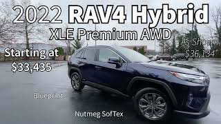 2022 RAV4 Hybrid XLE Premium AWD Walk Around