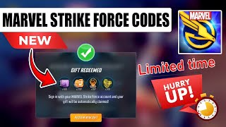 MARVEL STRIKE FORCE CODES 🆕 HOW TO REDEEM CODES IN MARVEL STRIKE FORCE