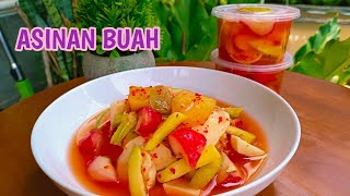 ASINAN BUAH SEGER MUDAH BUATNYA