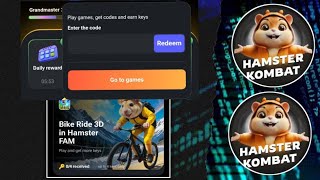 Hamster kombat Playground Code | Bike Ride 3d In Hamster FAM | Hamster kombat Playground kya hai