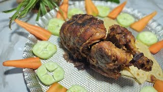 Grill Chicken। গ্রিল চিকেন।  ঘরে থাকা উপকরণে চুলায় তৈরী গ্রিল চিকেন ।Easy Chicken Grill recipe