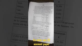 ca inter nov 22 account paper #cainter #calife #castudents #examtime #nov22 #cainternov22