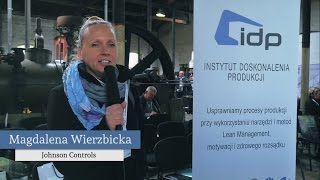 IX Konferencja: Lean Camp (18-19.05.2016) Magdalena Wierzbicka z firmy JOHNSON CONTROLS