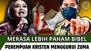 HEBOOH‼️MERASA LEBIH PAHAM BIBEL, Perempuan Kristen Menggurui Zuma