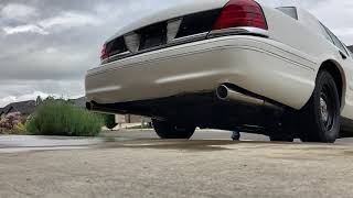 1999 Ford Crown Victoria Police P71 SLP Loudmouth 2 mufflers