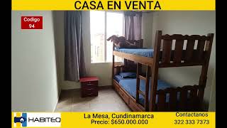 Venta de casa en conjunto cerrado - La Mesa Cundinamarca