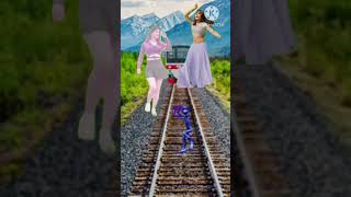 VFX funny train video #YouTube# shorts