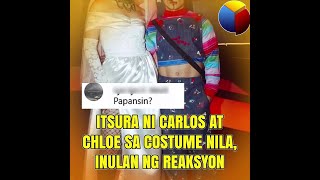 Itsura ni Carlos at Chloe sa halloween costume nila, inulan ng reaksyon