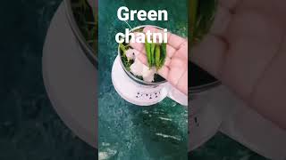 Restaurant style green chatni#greenchatni #chatni#dahivadachatni#shorts#viral#trending#youtubeshorts