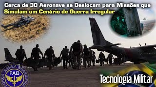 Quase 900 Militares Envolvidos e Aeronaves Simula Guerra Irregular ( EXCON - Tápio 2021 )