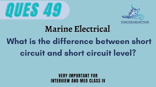 #difference #between #short #circuit & #short #circuit #level #marine_engineering @_samudramanthan_​