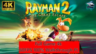 Rayman 2 The Great Escape PC Full Game 4k 60FPS 100% Walkthrough PL