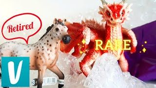 Unboxing Rare and Retired Schleich Horses (and other creatures) || Second-hand Schleich Unboxing ||