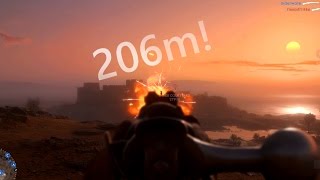 Battlefield 1 - Ironsight 200m headshot