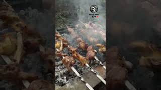 Laçında evimizdə kabab çəkdik