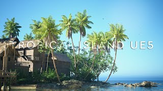 Tropical Jungle Island Cinematics UE5