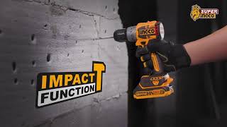 Ingco CIDLI20602 Compact Brushless Cordless Impact Drill